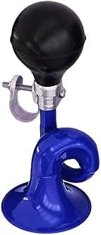 Coolrunner Bugle Horn, Retro Clown Siren, Kids Bike Hooter, Classic Vintage Metal Twist Loudspeaker Snail Air Horn for Vehicles, Bicycles, Golf Cart