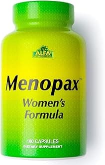 Menopax Women's Formula, Gluten Free Vitamin for Menstrual Health and Overall Wellness, Supports Joints, Energy, and Cycle Balance, Dietary Supplement for Women, 100 Capsules