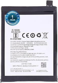 Original BLP633 Battery for OnePlus 3T A3010 A3003 Battery with 1 Year Warranty****(T142)