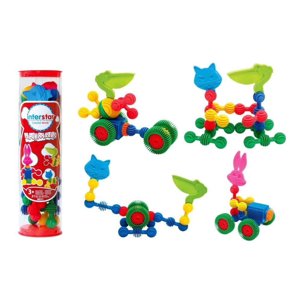 Interstar Animals 21 Piece Construction Set