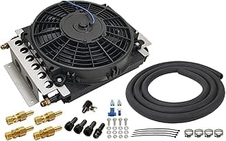 Derale 13900 Electra-Cool Remote Cooler,Black