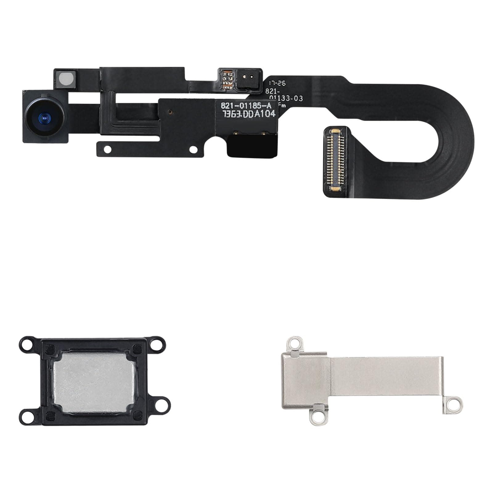 Front Facing Camera Replacement for iPhone 8 7MP for iPhone SE 2020 / SE 2022 Repair Earpiece Flex Cable Fix Ear Speaker Module with Ambient Light Sensor Proximity Sensor Connector A1863 A1905 A1906