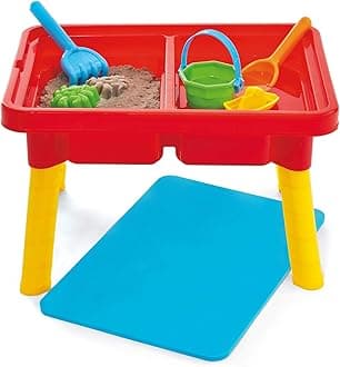 Kidoozie Sand 'n Splash Activity Table with Storage Compartment and Lid