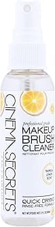 Original Makeup Brush Cleaner Spray - Professional Cleanser for Makeup Brushes - Quick-Drying, Rinse-Free Formula - Removes Stubborn Waterproof Make Up - Lemon (2 fl oz)