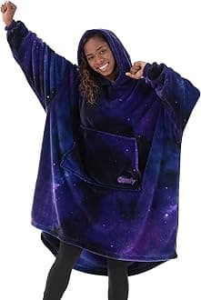 Dream | Lightweight Microfiber Fleece Wearable Blanket, Oversized Design Hood & Pocket from Shark Tank, Cozy Gifts