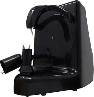 Pelamatic - Automatic Fruit & Vegetable Peeler | Electric Apple Peeler | Fast & Efficient | Rust-Resistant Stainless Steel | Easy Cleanup, Black, One Size, Plastic