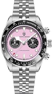 Pagani Design 1718 Panda Dial Men's Chronograph Watches Japan VK64 Movement Stianless Steel 100M Waterproof Men Fashion Casual Watch