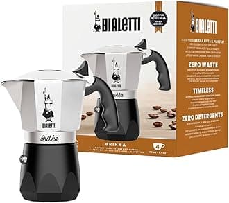 Bricca NEW 4 Cup Open Fire Type (Coffee Maker, Espresso Makinetta)