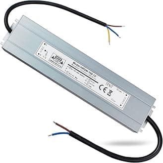REYLAX 12V LED Driver Lighting Outdoor Transformer 150W 12.5A, IP67 Waterproof Transformer, Constant Voltage LED Power Supply, AC to DC Low Voltage Light Adapter, for Garden LED Lamps and Shed Light
