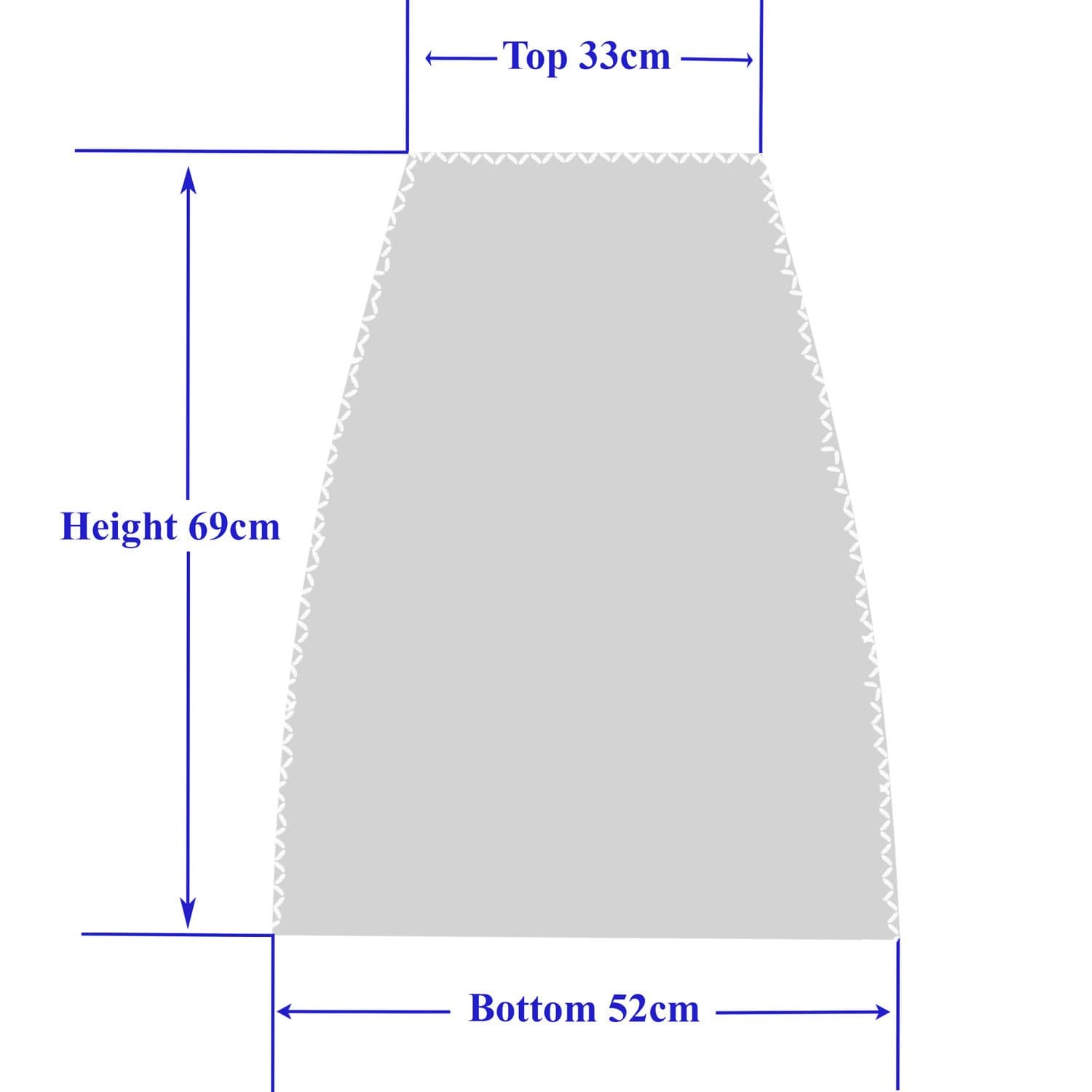 Microscope Accessories, Extra Large Dust Cover, Width: 52cm-33cm Height: 69cm