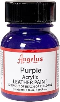 Acrylic Leather Paint Purple 1oz