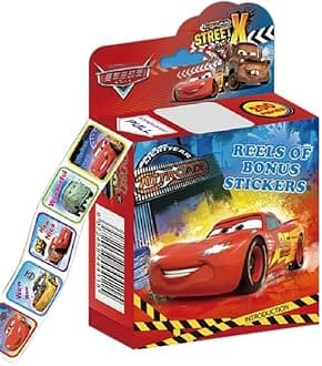 200pcs Kids Toddlers Dinosaur Stickers Party Bag Fillers Boys Girls Teachers as Reward Craft Scrapbooking in Box Gift Set (Cars)