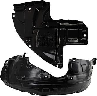 TRQ Inner Fender Liner Set Compatible with 2010-2015 Mazda CX-9 MA1248141 MA1248144 MA1251114