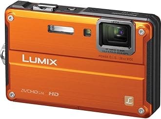 Panasonic Lumix DMC-TS2 14.1 MP Waterproof Digital Camera with 4.6x Optical Image Stabilized Zoom with 2.7-Inch LCD (Orange)