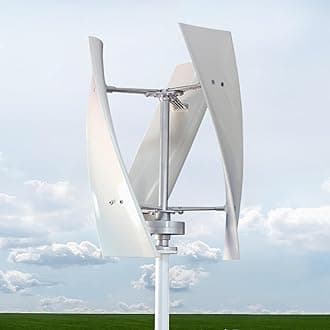 13000 W Low Speed Vertical Wind Power Turbine Generator, 12V 24V Space Saving Windmill Generator Suit for Home/RV/Marine Wind Turbine Generator Kit,24V