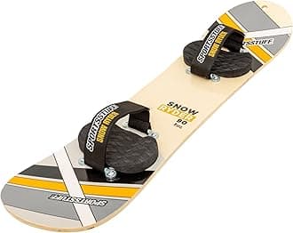 Snow Ryder Hardwood Snowboard, Beginner's Wood Snowboard, Multiple Sizes/Colors