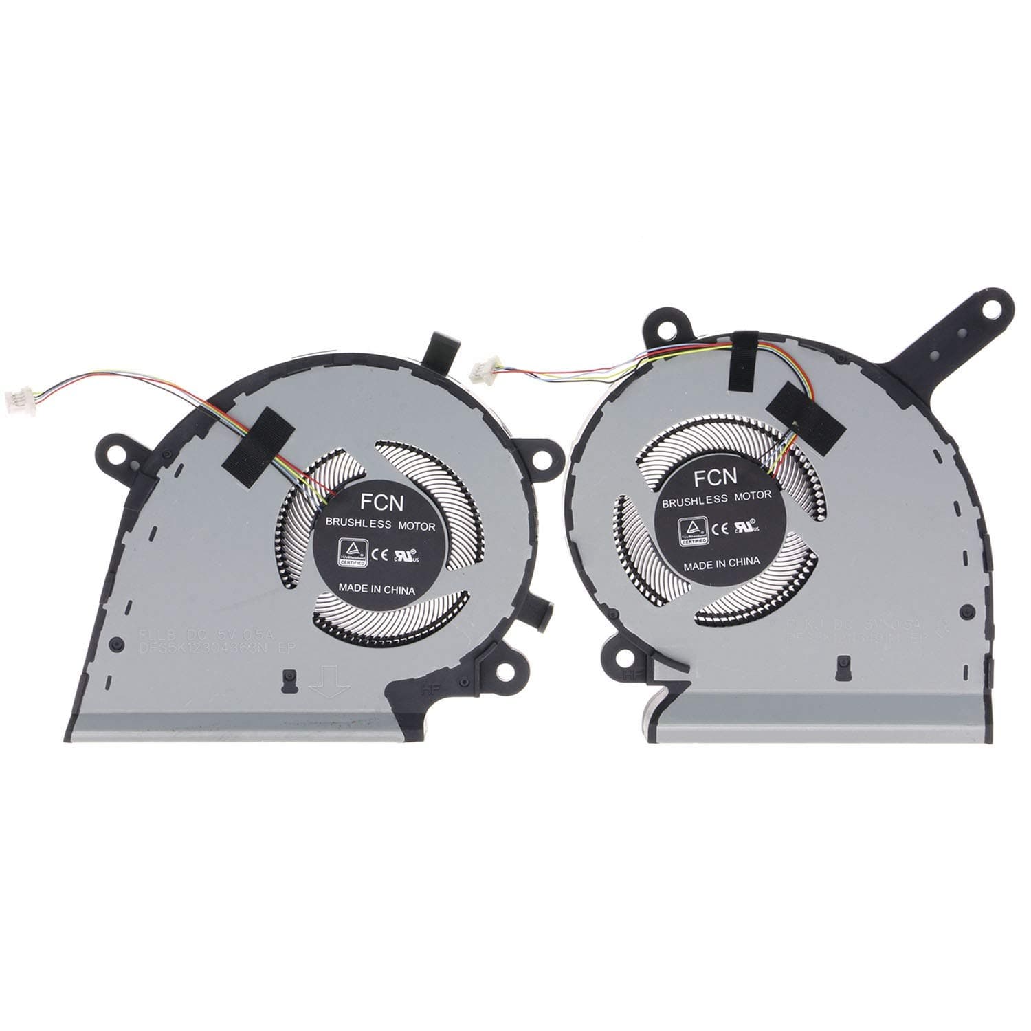 Replacement CPU & GPU Cooling Fan for Asus ROG Strix G531 G531GT G531GU G531GD G731GT G731GU G15 G512LI DC 5V 0.5A FLLB FLKJ FMMN FMMP 13NR01L0T01111 13NR01L0T02111