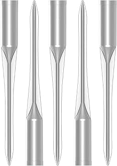 COARBOR Post Pole Ground Spikes Stakes 1-5/16'' Inner Diameter Round Pole Holder Stakes for Soft Ground Backyard Garden Yard