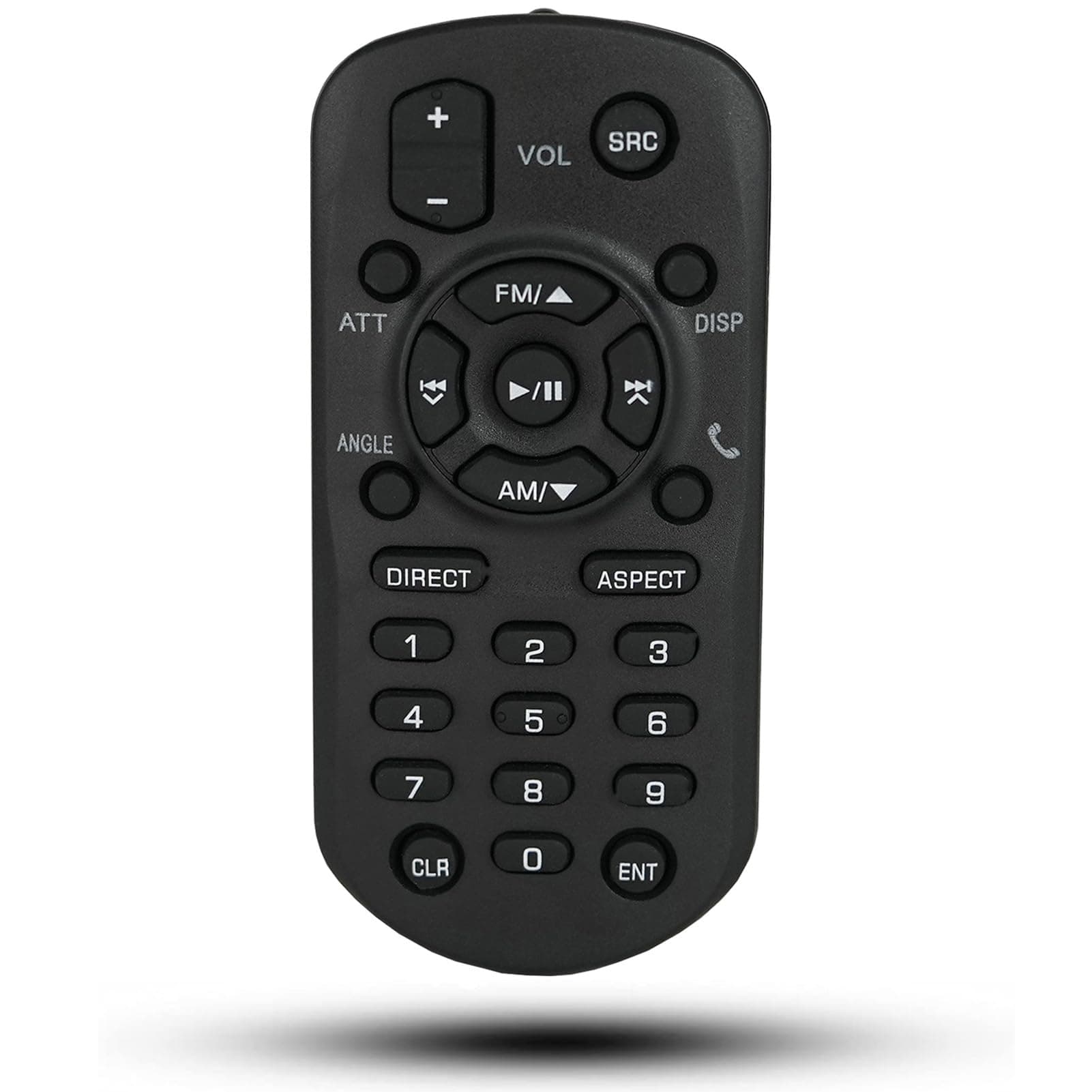 Replacement Remote Control RM-RK258 Compatible for JVC Multimedia Receiver Car Stereo KW-M560BT KW-V350BT KW-V320BT KVC-120BT KW-V230BT KW-V250BT KW-V25BT KW-M150BT KW-M150BT