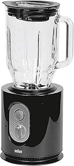 Braun Household Glass Jug Blender 5 Speeds 800W, Black, JB 3060, 1.75 Litre