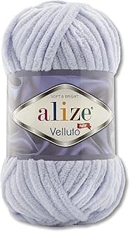 100 g Alize Velluto Wool in 30 Selections (416 | Grey)