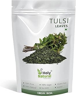 QURA Tulsi Leaves 100 Gm | Queen of Herbs | Dried Tulsi Leaves, Dried Tulsi Buds | Tulsi Leaves Also Called Holy Basil (Ocimum tenuiflorum), tulasi, and Indian Basil