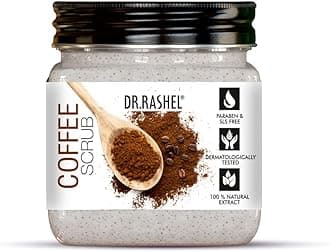 DR.RASHEL Coffee Scrub Face & Body,Re-Sculpting Scrub for Brightening Vitamin & Dark Circle (380 Ml)
