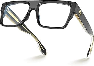 Square Full Rim Blue Light Blocking Glasses Large Fashion Computer Multi Colors Eyeglass Frame Women Men ALBA