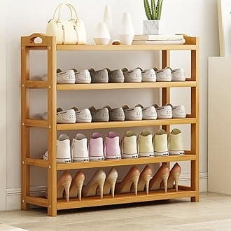 5 Tier Wooden Shoe Rack