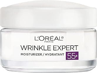 L’Oréal Paris L'Oreal Skincare Wrinkle Expert 55+ Anti-Aging Face Moisturizer with Calcium, Non-Greasy, Suitable for Sensitive Skin, 1.7 fl. oz.