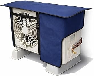 Ac Outdoor Unit Protector, Split Ac Outdoor Unit Cover for Rain, Waterproof, Blue, 1.5 Ton, Universal Size