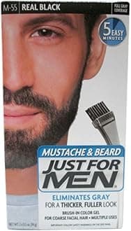 Mustache & Beard #M-55 Real Black Color Gel (2 Pack)