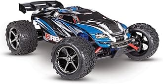 71054-8-BLUE - E-Revo 1/16 4WD Electric Brushed Monster Truck, Blue