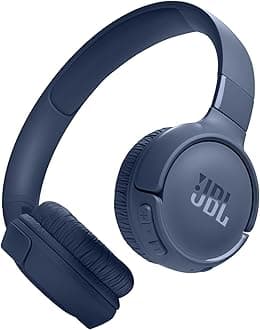 JBL Tune 520BT Wireless Headband, Frequency Response 20-20000Hz, Bluetooth 5.3, Blue