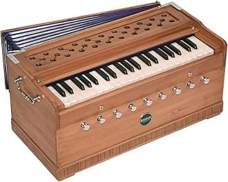 Bhava Studio Harmonium | Standard Edition | 42 Key | Professionally Tuned & Refined in the U.S~ Handmade in India, Ethically Sourced | Long Sustain and Warm Tonality