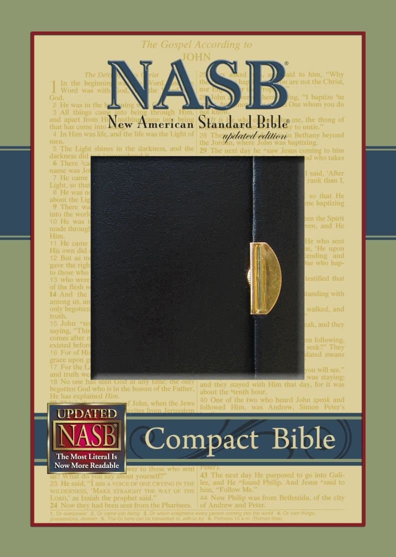 NASB Compact Bible Snap Flap