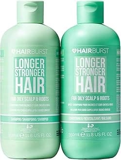 – Shampoo & Conditioner Set for Oily Hair-Deep Cleansing, Purifying & Hydrating with Tropical Aroma - Promotes Hair Growth, Reduces Hair Loss-Free of SLS, Silicones & Parabens - Made in UK