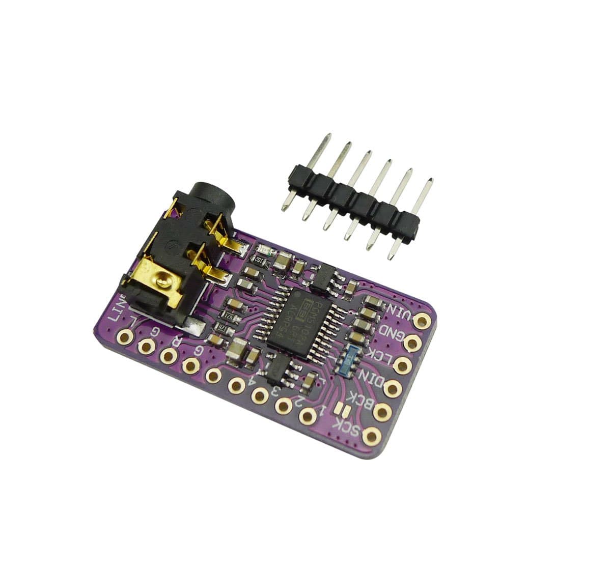 Interface I2S PCM5102 DAC Decoder GY-PCM5102 I2S Player Module for Raspberry Pi pHAT Format Digital Audio Board