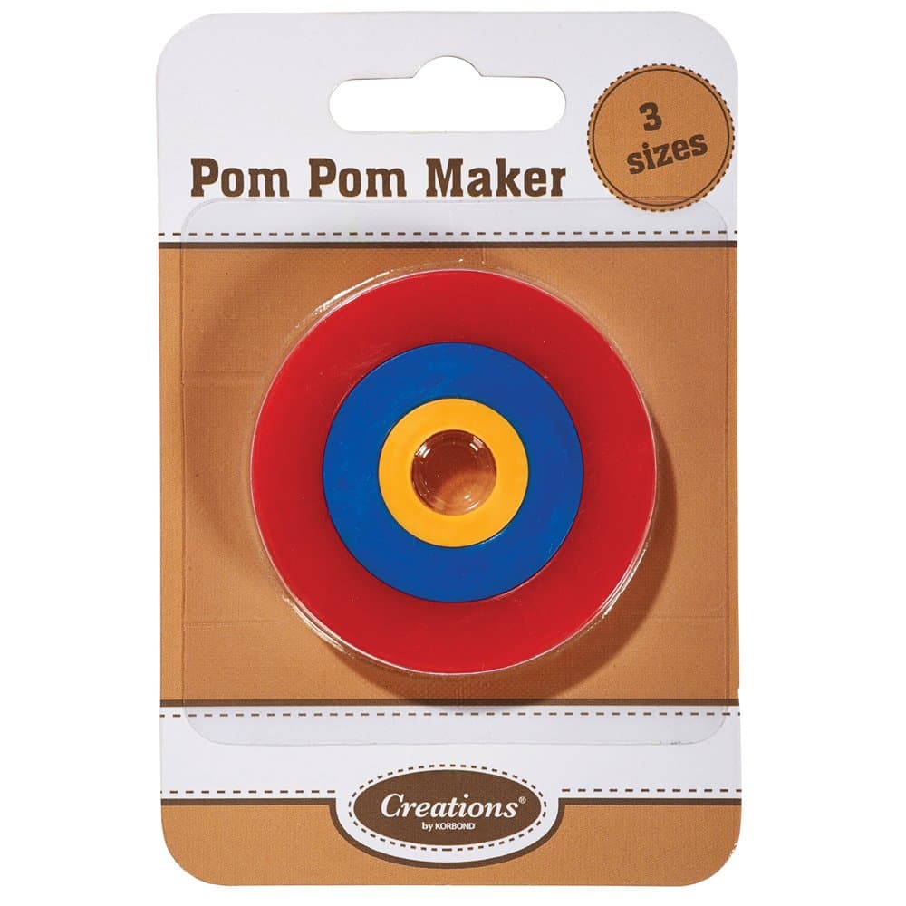 Creations Pom Maker, Red, One Size