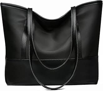Qiccijoo Women Tote Bags,Stylish Simplicity Shoulder Bags,Handbags with Zipper for Daily Work Travel School Shopping Casual