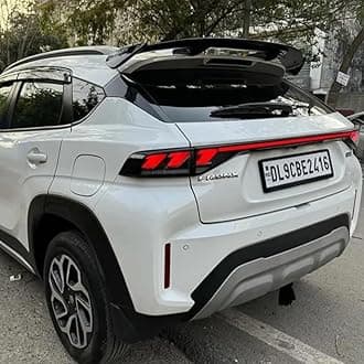 Compatible with Maruti Suzuki Fronx Roof Spoiler Wings ABS Material Trunk Rear Tail Lip Accessories Body Kit