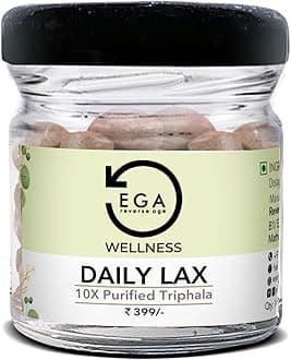 Daily Lax 10x Purified Triphala Tablets For Easy Bowel Movement, Bloating Supports Healthy Digestion Relieves Constipation Pack X (14 Tablets)