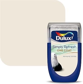 Dulux Simply Refresh Tester Paint - Almond White - 30ML, 5382942