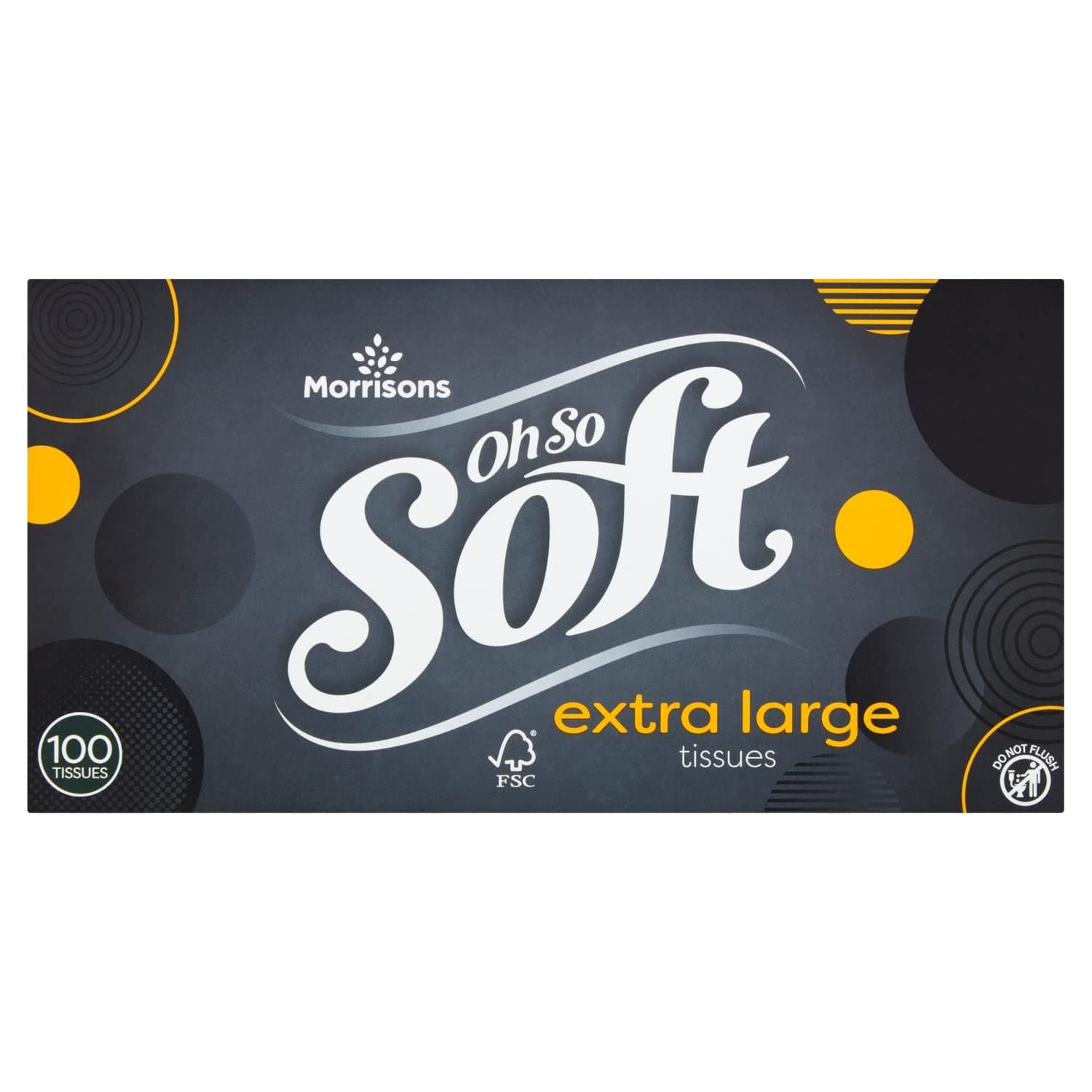 Morrisons Large White Mansize Tissues