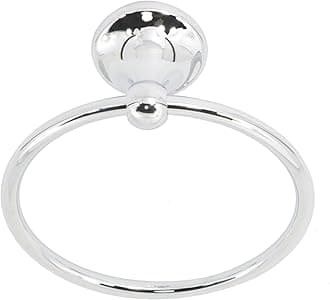 Better Home Products Waterfront Towel Ring, Chrome