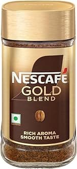 Gold Instant Coffee Powder | Premium Imported Coffee | Freeze Dried | Rich & Smooth Taste | 50g, Jar