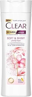 – 2in1 Shampoo & conditioner for women, anti dandruff shampoo, Soft & Shiny, for 3x** softer & shinier hair, 400ml
