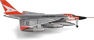 herpa Military Model Airplane, U.S. Air Force Convair XB-58 Hustler - B-58 Test Force, 1940, Scale 1:200 - Model Making Aircraft, Aircraft Model for Collectors, Miniature Decoration, Army Aviator Made
