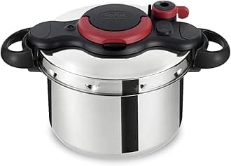 Clipso Minut Easy Pressure Cooker, 6 Litre, Stainless Steel, All hobs compatible including Induction, P4620768