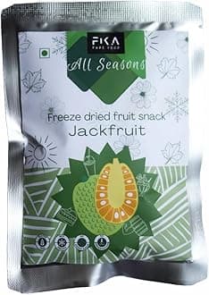 FIKA PURE FOOD Dried -Freeze Dried Jackfruit Snack: Jackfruit 150 gms(pack of 10 each 15 g)| 100% natural| no preservatives|healthy snacks for both kids and adult
